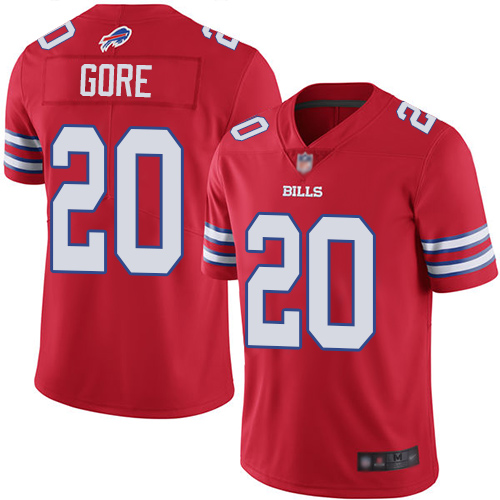 Men Buffalo Bills #20 Frank Gore Limited Red Rush Vapor Untouchable NFL Jersey->buffalo bills->NFL Jersey